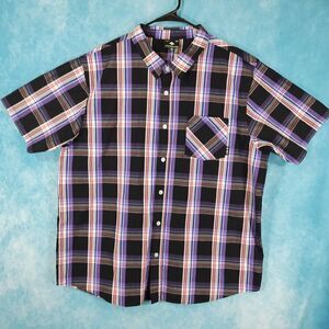 LRG Lifted Research Group Mens Plaid Shirt, Size XXL (2XL)